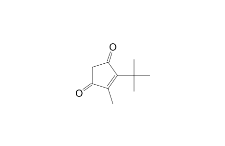 4-Cyclopentene-1,3-dione, 4-(1,1-dimethylethyl)-5-methyl-
