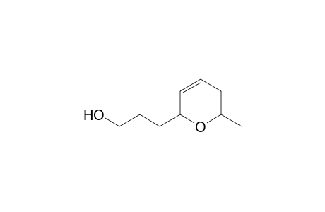 syn-2-(3-Hydroxypropyl)-6-methyloxacyclohex-3-ene