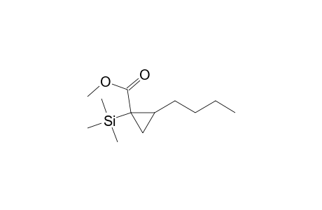 Methyl (E)-2-butyl-1-trimethylsilyl-1-cyclopropanecarboxylate