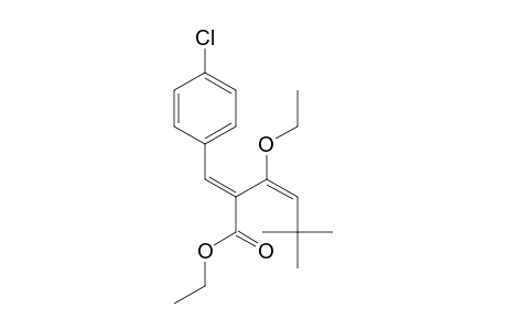 Ethyl (2E,3E)-2-(4-Chlorobenzylidene)-3-ethoxy-5,5-dimethylhex-3-enoate