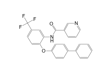 N-[2-(Biphenyl-4-yloxy)-5-trifluoromethyl-phenyl]-nicotinamide