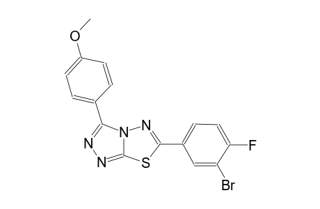 [1,2,4]triazolo[3,4-b][1,3,4]thiadiazole, 6-(3-bromo-4-fluorophenyl)-3-(4-methoxyphenyl)-