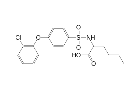 N-{[4-(2-chlorophenoxy)phenyl]sulfonyl}norleucine