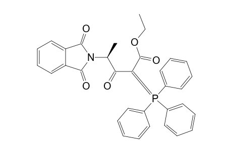 ETHYL-(4S)-3-OXO-4-PHTHALIMIDO-2-TRIPHENYL-PHOSPHORANYLIDENE-PENTANOATE