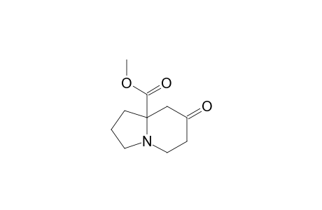Methyl 7-oxohexahydro-8A(1H)-indolizidinecarboxylate