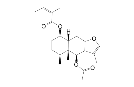 1-BETA-ANGELOYLOXY-6-BETA-ACETOXY-10-BETA-H-FURANOEREMOPHILANE