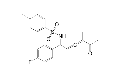 N-[1-(4'-Methyl-4'-(p-fluorophenyl)-5'-oxohexa-2',3'-dienyl]-4-methylbenzene-sulfonamide