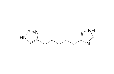 5-[5-(1H-imidazol-5-yl)pentyl]-1H-imidazole