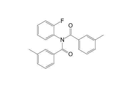 N-(2-Fluorophenyl)-3-methyl-N-(3-methylbenzoyl)benzamide