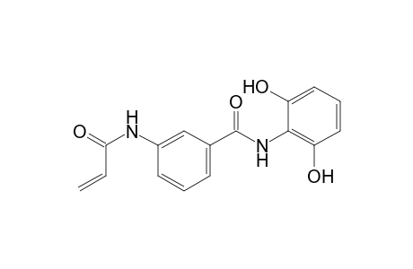 Benzamide, N-(2,6-dihydroxyphenyl)-3-[(1-oxo-2-propen-1-yl)amino]-