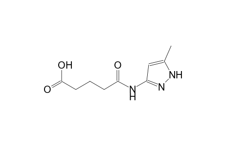 5-[(5-methyl-1H-pyrazol-3-yl)amino]-5-oxopentanoic acid