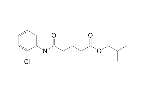 Glutaric acid, monoamide, N-(2-chlorophenyl)-, isobutyl ester