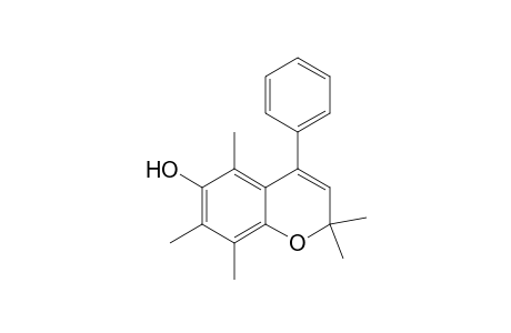 6-Hydroxy-2,2,5,7,8-pentamethyl-4-phenyl-2H-1-benzopyran