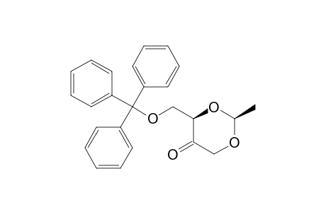 (2R,4S)-2-Methyl-4-(trityloxymethyl)-1,3-dioxan-5-ol