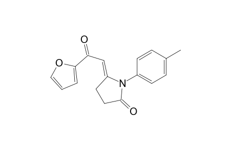 (5E)-5-[2-(2-furanyl)-2-oxoethylidene]-1-(4-methylphenyl)-2-pyrrolidinone
