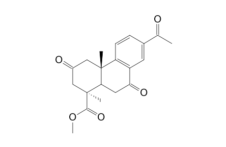 Methyl 13 - acetyl - 2,7 - dioxo - podocarpa - 8,11,13 - trien - 15 - oate