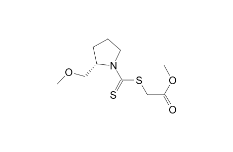 Methyl [(S)-2-methoxymethylpyrrolidine-1-yl-thiocarbonylthio]-acetate