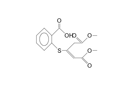 (E)-2-(2-Methoxycarbonyl-1-methoxycarbonylmethyl -vinylthio)-benzoic acid