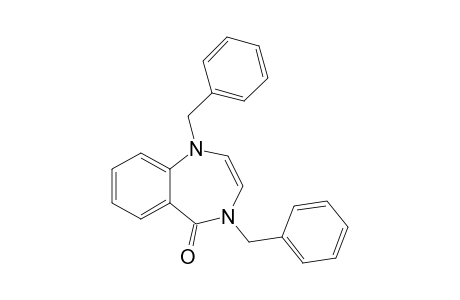 1,4-bis(phenylmethyl)-1,4-benzodiazepin-5-one