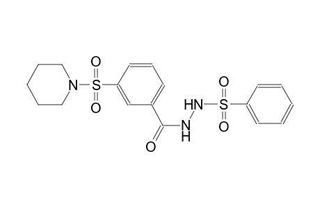 benzenesulfonic acid, 2-[3-(1-piperidinylsulfonyl)benzoyl]hydrazide