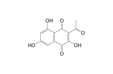 1,4-Naphthalenedione, 3-acetyl-2,5,7-trihydroxy-