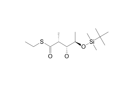 S-ETHYL-(2S,3S,4R)-4-(TERT.-BUTYLDIMETHYLSILOXY)-3-HYDROXY-2-METHYLPENTANETHIOATE