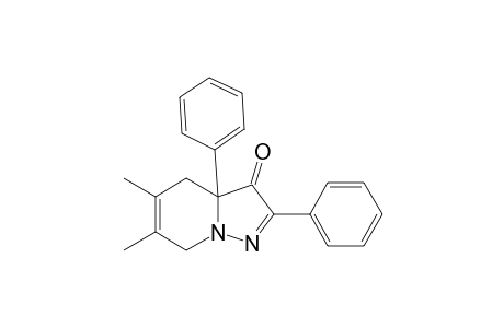 Pyrazolo[1,5-a]pyridin-3(3aH)-one, 4,7-dihydro-5,6-dimethyl-2,3a-diphenyl-
