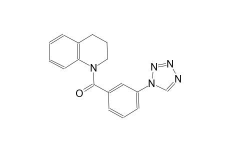 quinoline, 1,2,3,4-tetrahydro-1-[3-(1H-tetrazol-1-yl)benzoyl]-