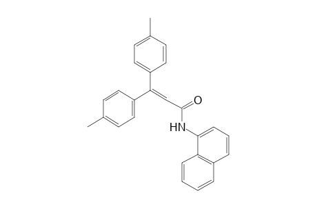 3,3-DI-p-TOLYL-N-1-NAPHTHYLACRYLAMIDE