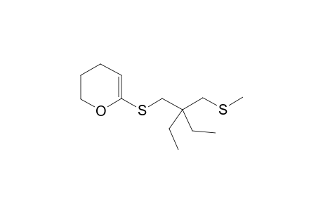 6-(2-Ethyl-2-(methylthiomethyl)butylthio)-3,4-dihydro-2H-pyran