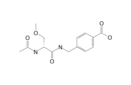 (R)-N-(4'-CARBOXY)-BENZYL_2-ACETAMIDO-3-METHOXYPROPIONAMIDE