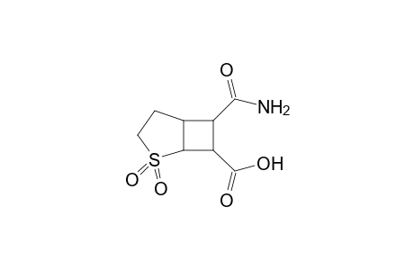 2-Thiabicyclo[3.2.0]heptane-6,7-dicarboxyloic acid monoamide 2,2-dioxide
