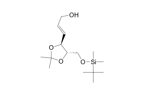(E)-3-[(4S,5S)-5-[[tert-butyl(dimethyl)silyl]oxymethyl]-2,2-dimethyl-1,3-dioxolan-4-yl]-2-propen-1-ol