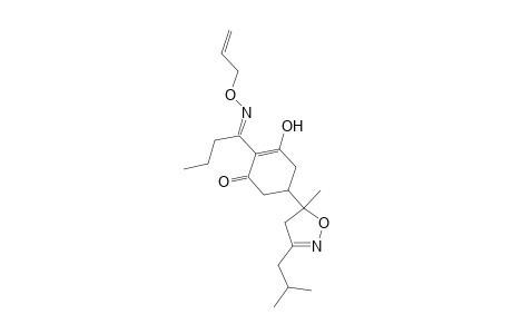 2-Cyclohexen-1-one, 5-[4,5-dihydro-5-methyl-3-(2-methylpropyl)-5-isoxazolyl]-3-hydroxy-2-[1-[(2-propenyloxy)imino]butyl]-
