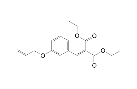 Propanedioic acid, [[3-(2-propenyloxy)phenyl]methylene]-, diethyl ester