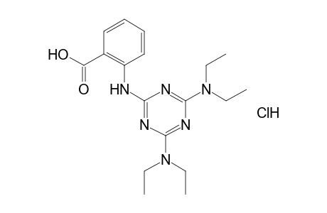 N-[4,6-BIS(DIETHYLAMINO)-s-TRIAZIN-2-YL]ANTHRANILIC ACID, MONOHYDROCHLORIDE