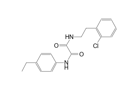 ethanediamide, N~1~-[2-(2-chlorophenyl)ethyl]-N~2~-(4-ethylphenyl)-