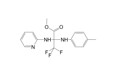 Methyl 3,3,3-trifluoro-2-[(4-methylphenyl)amino]-2-(pyridin-2-ylamino)propanoate