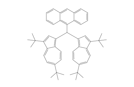 9-[bis(3,6-ditert-butyl-1-azulenyl)methyl]anthracene