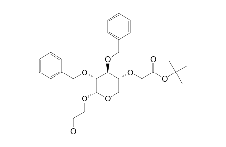 (2-HYDROXY-ETHYL)-2,3-DI-O-BENZYL-4-O-(TERT.-BUTOXYCARBONYLMETHYL)-ALPHA-D-XYLOPYRANOSIDE