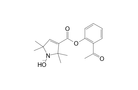 3-(2'-Acetylcarboxyphenyl)-2,2,5,5-tetramethyl-2,5-dihydro-1H-pyrrol-1-yloxyl radical
