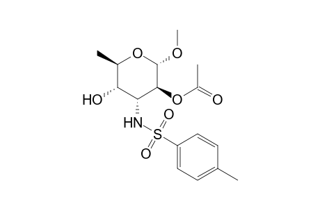 .alpha.-D-Altropyranoside, methyl 3,6-dideoxy-3-[[(4-methylphenyl)sulfonyl]amino]-, 2-acetate