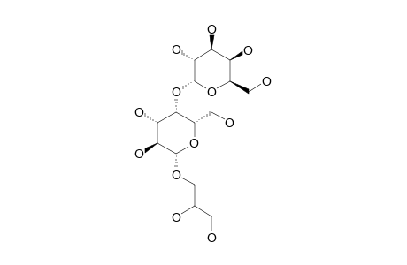 1-GLYCERYL-4-O-ALPHA-D-GALACTOPYRANOSYL-BETA-D-GALACTOPYRANOSID,CONFORMER-#1