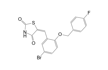 2,4-thiazolidinedione, 5-[[5-bromo-2-[(4-fluorophenyl)methoxy]phenyl]methylene]-, (5E)-
