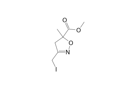 METHYL-3-(IODOMETHYL)-5-METHYL-4,5-DIHYDRO-ISOXAZOLE-5-CABOXYLATE