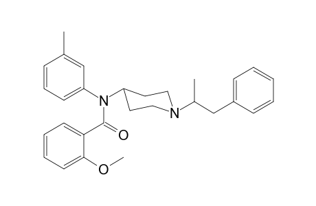 N-3-Methylphenyl-N-[1-(1-phenylpropan-2-yl)piperidin-4-yl]-2-methoxybenzamide