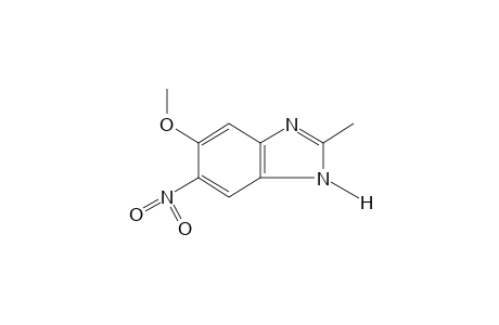 5(or 6)-METHOXY-2-METHYL-6(or 5)-NITROBENZIMIDAZOLE