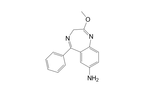 3H-1,4-Benzodiazepin-7-amine, 2-methoxy-5-phenyl-