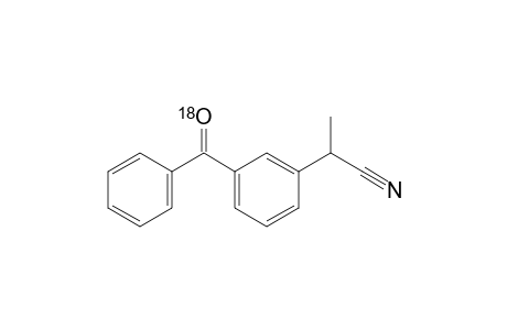 [18]O-2-[3-(benzoyl)phenyl]propanenitrile
