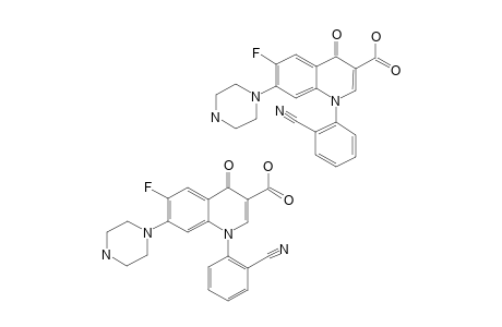 1-(2-CYANOPHENYL)-6-FLUORO-7-PIPERAZINYL-4-OXO-1,4-DIHYDRO-QUINOLINE-3-CARBOXYLIC-ACID